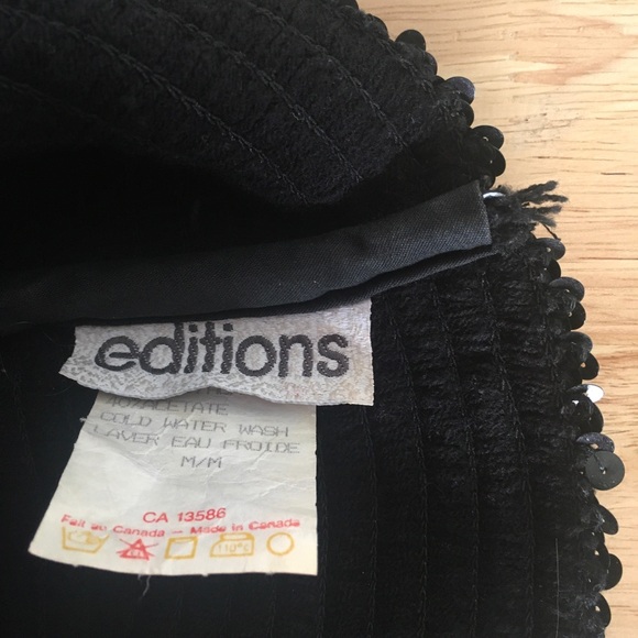 Black Sequin Bustier - Picture 3 of 3